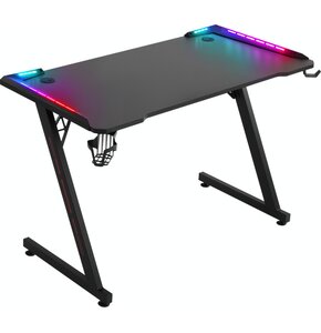 Biurko gamingowe DEFENDER Idol RGB Czarny