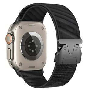 Pasek BELINE Oblique do Apple Watch 42/44/45/49mm Czarny