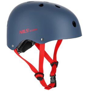Kask NILS EXTREME MTW001-1 Szaro-czerwony (rozmiar L)