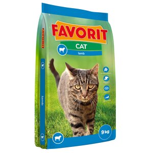 Karma dla kota FAVORIT Jagnięcina 9 kg