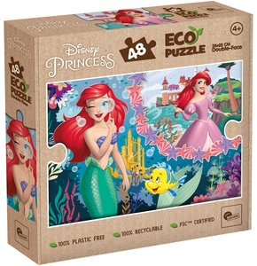 Puzzle LISCIANI Disney Princess Arielka 304-111138 (48 elementów)