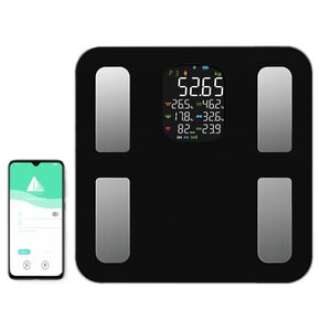 Waga łazienkowa OROMED Oro-Bluetooth H Smart Czarny
