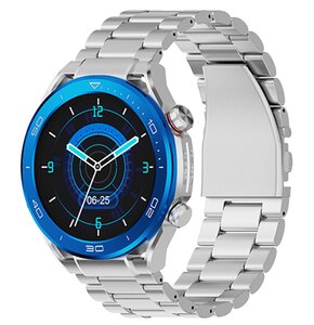 Smartwatch IMIKI Xplorer Oyster Srebrno-niebieski