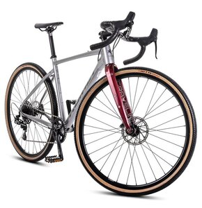 Rower gravel ROMET Boreas 2 U21 28 cali Jasnografitowo-bordowy