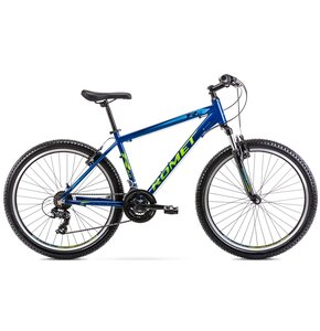 Rower górski MTB ROMET Rambler R6.0 M21 26 cali Niebiesko-limonkowy