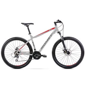 Rower górski MTB ROMET Rambler R7.1 U21 27.5 cala Srebrno-czerwono-grafitowy