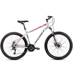 Rower górski MTB ROMET Rambler R7.1 U19 27.5 cala Srebrno-czerwono-grafitowy