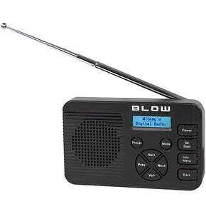 Radio BLOW RK4 Cyfrowe Przenośne Czarny