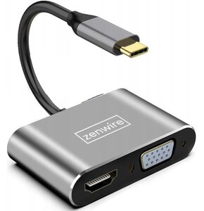 Hub ZENWIRE BYL-2310 4w1 USB Typu C 3.2 Gen. 1, Pasywny