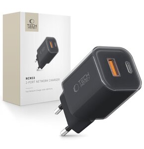 Ładowarka sieciowa TECH-PROTECT NCM33 PD33W/QC3.0 Czarny