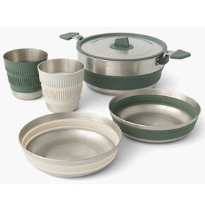 Zestaw turystyczny SEA TO SUMMIT Detour Stainless Steel One Pot Cook Set (5 el.)