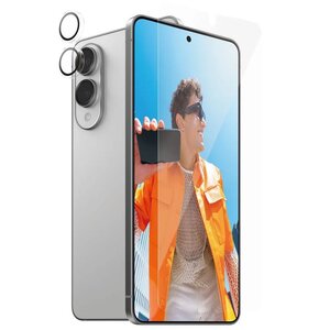 Etui PANZEGLASS Hoops + UWF 2w1 do Samsung Galaxy S25 Edge + Szkło + Szkło na obiektyw