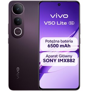 Smartfon VIVO V50 Lite 5G 8/256GB 6.77" 120Hz Czarny