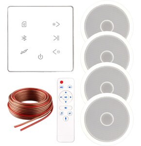 Zestaw nagłośnienia sufitowego MUSICMATE MM-SN300-W InvisiaSound Biały