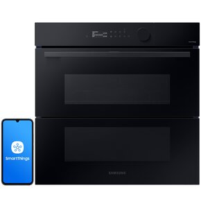 Piekarnik SAMSUNG NV7B5765XAK U2 Dual Cook Elektryczny parowy Czarny A+
