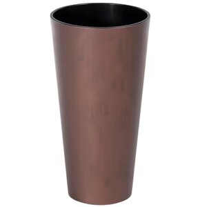 Donica PROSPERPLAST Tubus Slim Beton Effect DTUS150C-7601U 3.3L Brązowy