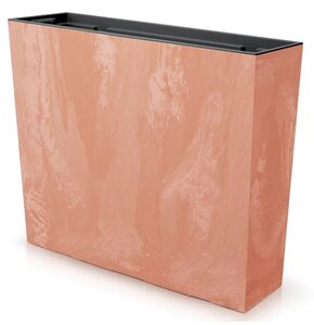 Donica PROSPERPLAST Urbi Case Beton Effect (49.8 x 58 x 18 cm) 44L Pomarańczowy