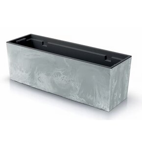 Donica PROSPERPLAST Urbi Case Beton Effect (77 x 23.5 x 24.6 cm) Szary