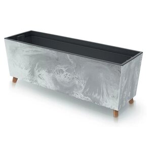 Donica PROSPERPLAST Urbi Case Beton Effect N (77 x 23.5 x 30 cm) Szary