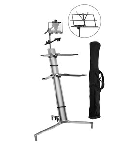 Statyw klawiszowy MUSICMATE MM-A10-S Elitestand Srebrny