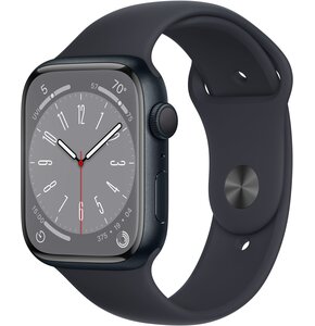 Apple Watch 8 GPS 45mm koperta z aluminium (północ) + pasek sportowy (północ)