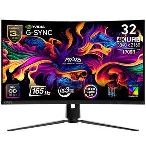 Monitor MSI Mag 321CUP QD-OLED 31.5" 3840x2160px 165Hz 0.03 ms [GTG] Curved
