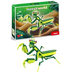 Klocki plastikowe QBI Insect world Modliszka C0633-2