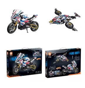 Klocki plastikowe QBI Turystyczny motocykl FC9301