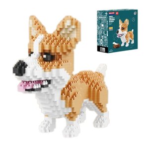 Klocki plastikowe QBI Pies Corgi SA241034