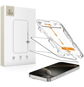 Szkło hartowane TECH-PROTECT Quick Set+ do Apple iPhone 16 Pro Max Czarny (2 szt.)
