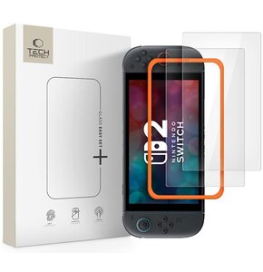 Szkło hartowane TECH-PROTECT Easy Set+ do Nintendo Switch 2 (2 szt.)