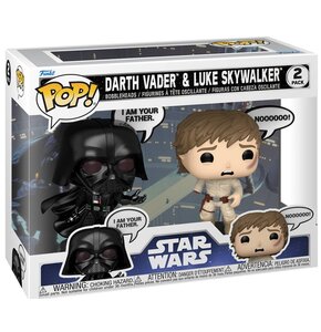 Figurka FUNKO Pop! Star Wars Darth Vader & Luke Skywalker (2 szt.)