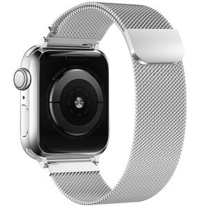 Pasek TECH-PROTECT MilaneseBand do Apple Watch 6/7/8/9/10/SE/Ultra 1/2 (44/45/46/49mm) Srebrny