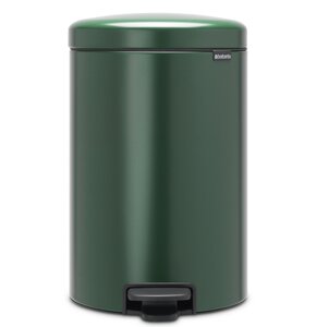 Kosz na śmieci  z pedałem BRABANTIA 304064 NewIcon wyjmowane wiadro, szczelnie zamykana pokrywa 20L Zielony