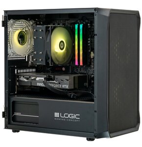 Komputer MAD DOG LOGIC-ARGB-A01DR32 R5-5600X 32GB RAM 1TB SSD GeForce RTX4060 DLSS 3 Wi-Fi