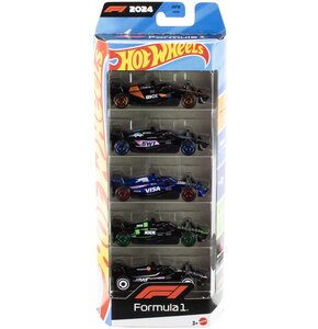 Samochód Hot Wheels Formuła 1 Race Team JGF58 (5 szt.)