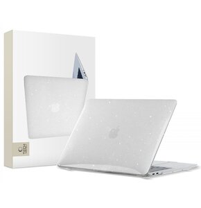 Etui na laptopa TECH-PROTECT Smartshell do Apple Macbook Air 13  Przezroczysty Brokat