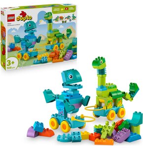 LEGO 10451 DUPLO 3 w 1 Dinozaury na kółkach