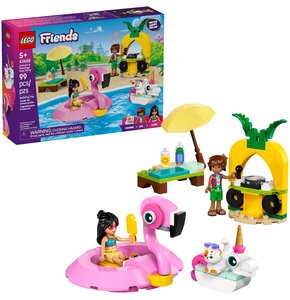 LEGO 42658 Friends Impreza na basenie z jednorożcem i flamingiem