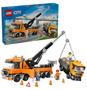 LEGO 60467 City Wóz holowniczy z dźwigiem
