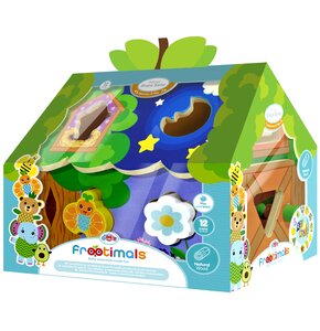 Zabawka edukacyjna KIDS EUROSWAN Frootimals Domek Sorter Kształtów FT00032