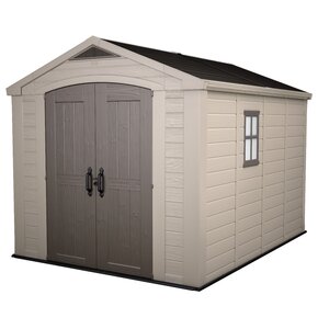 Domek narzędziowy KETER Factor 8x11 Beżowo-szaro-brązowy 256.5 x 331.5 x 243 cm