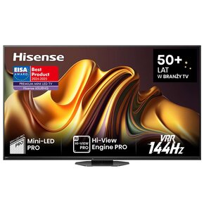 Telewizor HISENSE 65U8NQ 65" MINILED 4K 144Hz VIDAA Dolby Vision Dolby Atmos HDMI 2.1