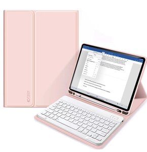 Etui na iPad TECH-PROTECT SC Pen Różowy Klawiatura