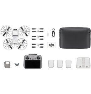 Dron DJI Flip Fly More Combo (DJI RC 2), Dron 4K, Trzy baterie, RC2, Wideo w pionie