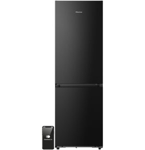 Lodówka HISENSE RB3K330SAFC 330l ExtraSpace 35dB No frost 185cm do obudowy WiFi Connectlife Czarna Metal Cooling
