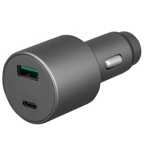 Ładowarka samochodowa GOLDENLINE QC3 18W + PD3 60W CC701 + Kabel C-C 2M