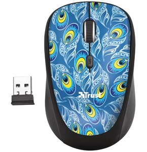 Mysz TRUST Yvi Peacock 23388