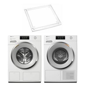 Pralka MIELE WWV980 WPS 9kg 1600 obr A TwinDos + Suszarka MIELE TWV 780 WP + Łącznik MIELE WTV 502