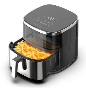 Air Fryer Frytkownica beztłuszczowa GÖTZE & JENSEN AF600X z okienkiem do obserwacji postępów gotowania